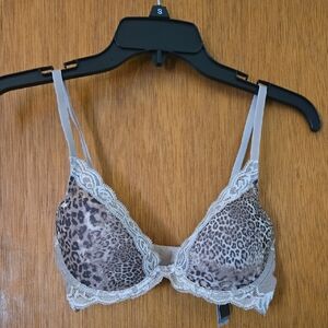 NATORI Leopard Print with Lace Bra 34B NEW